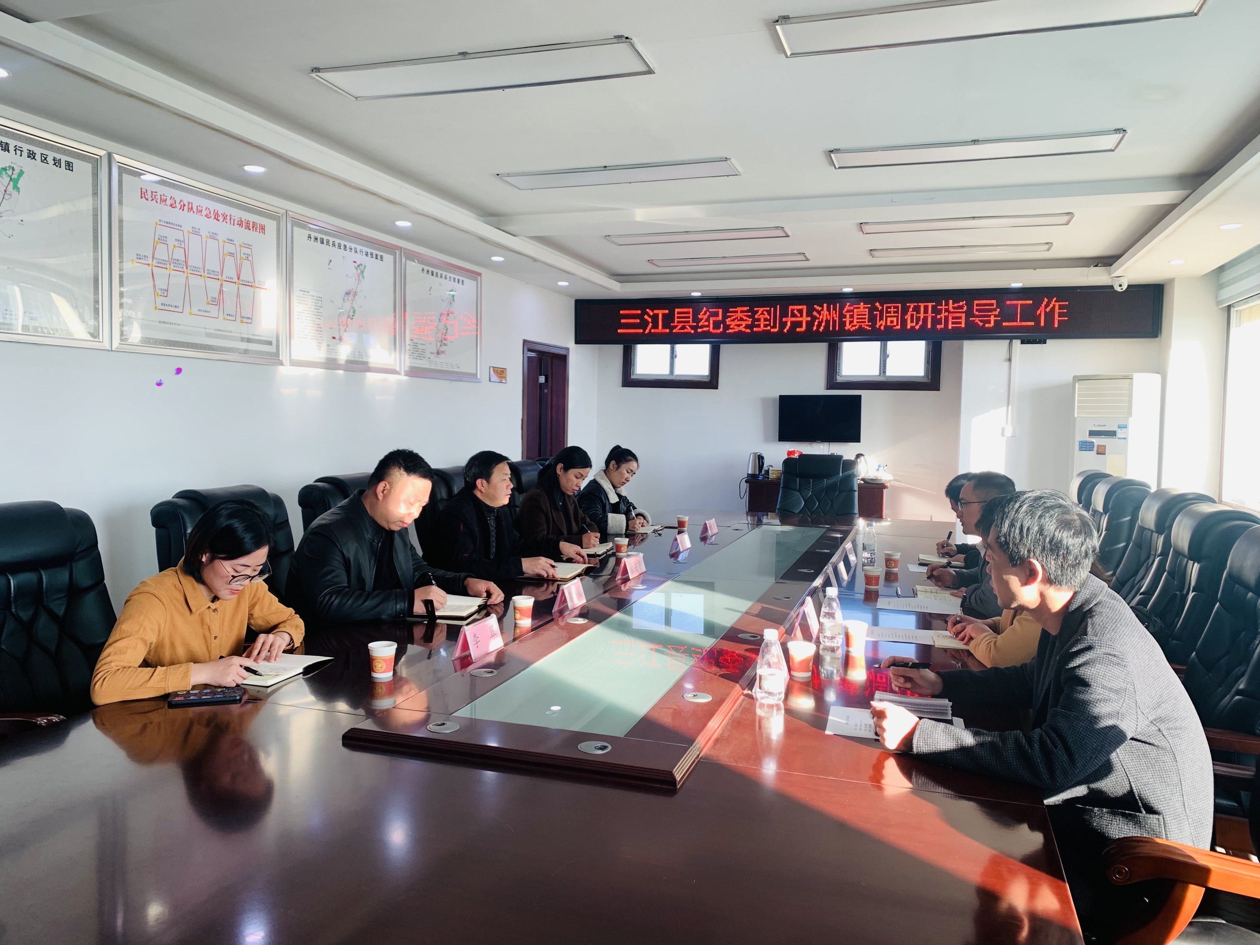廖得戎到丹洲镇调研乡村振兴工作